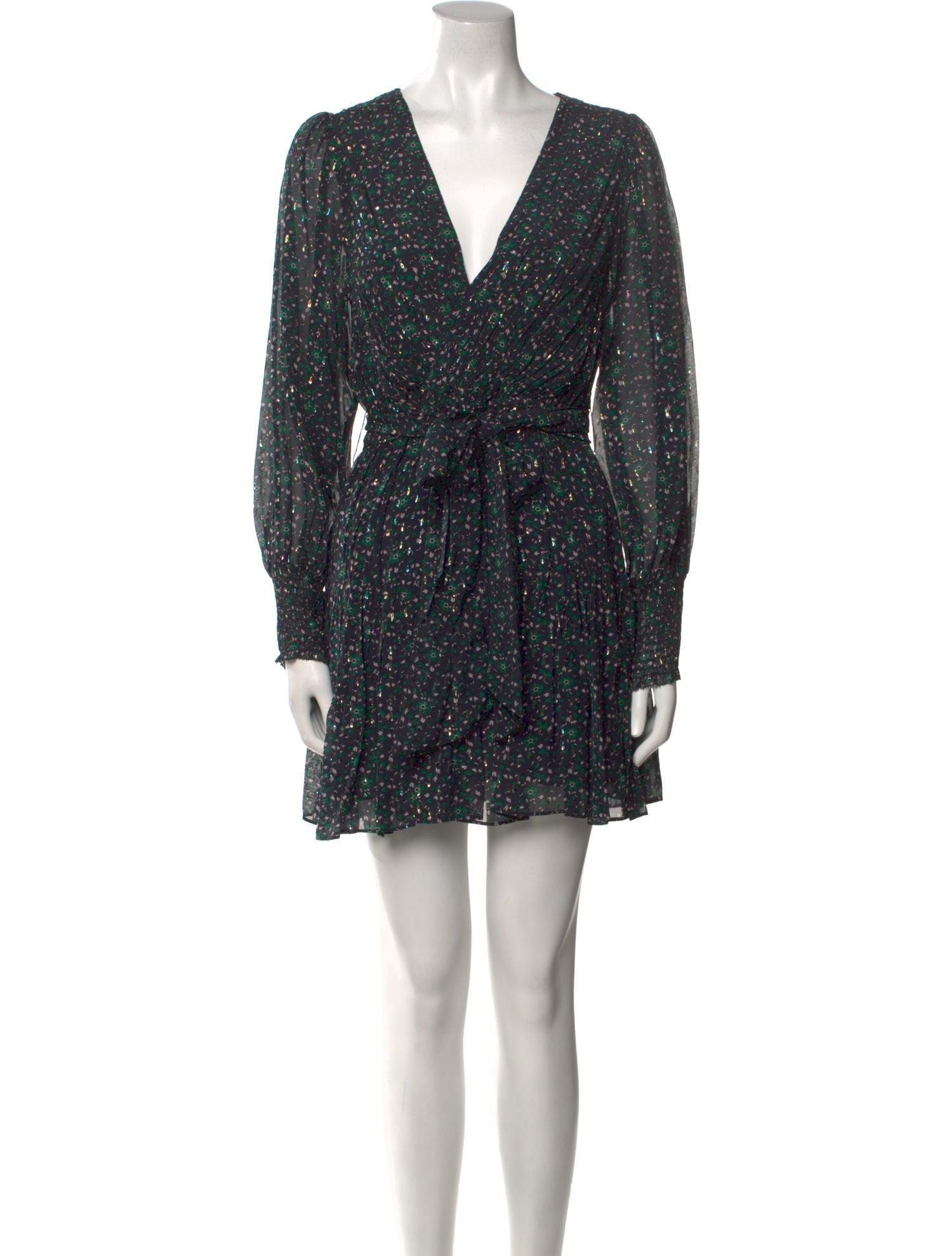 Jenny Yoo Printed Mini Dress w/ Tags