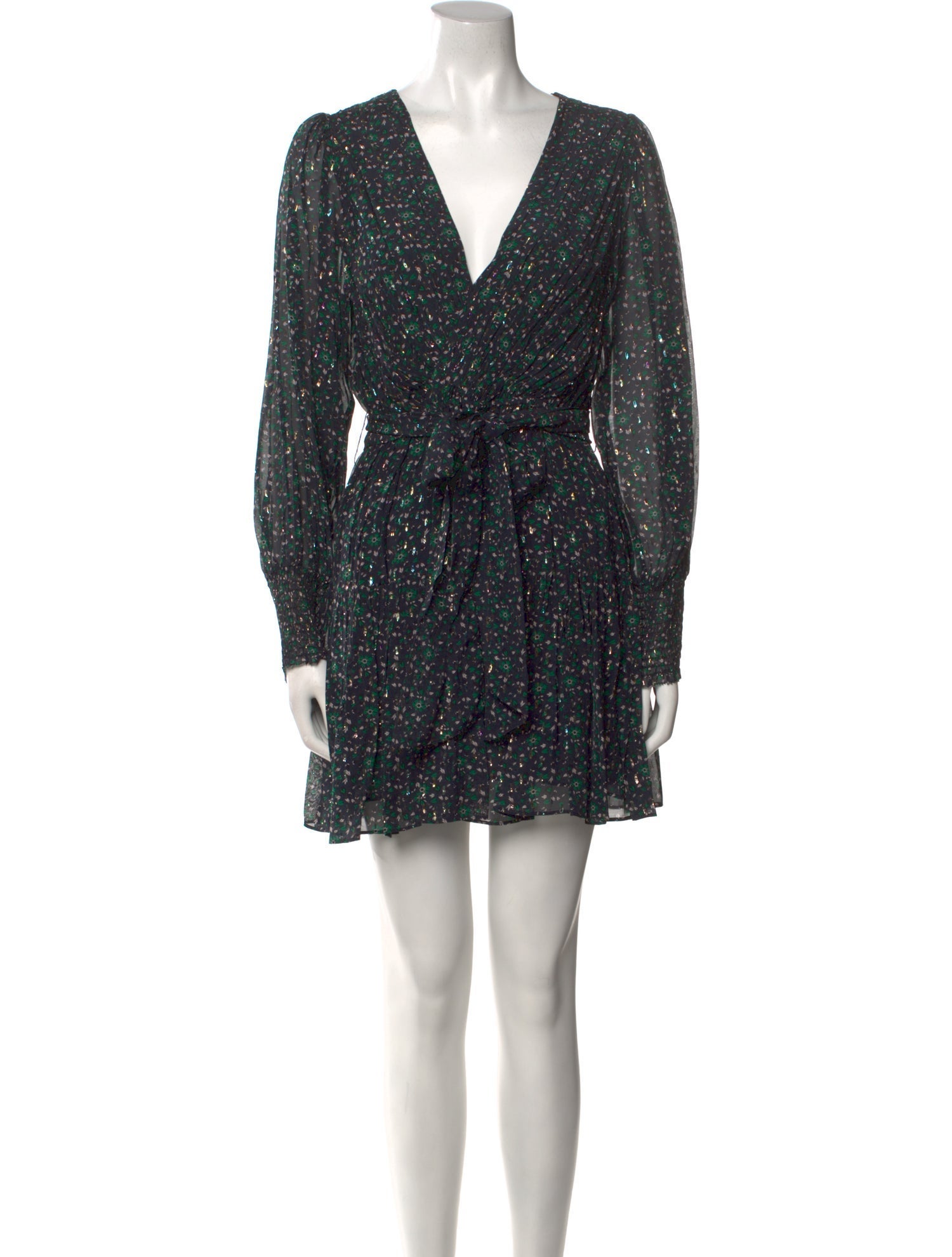 Jenny Yoo V-Neck Mini Dress w/ Tags