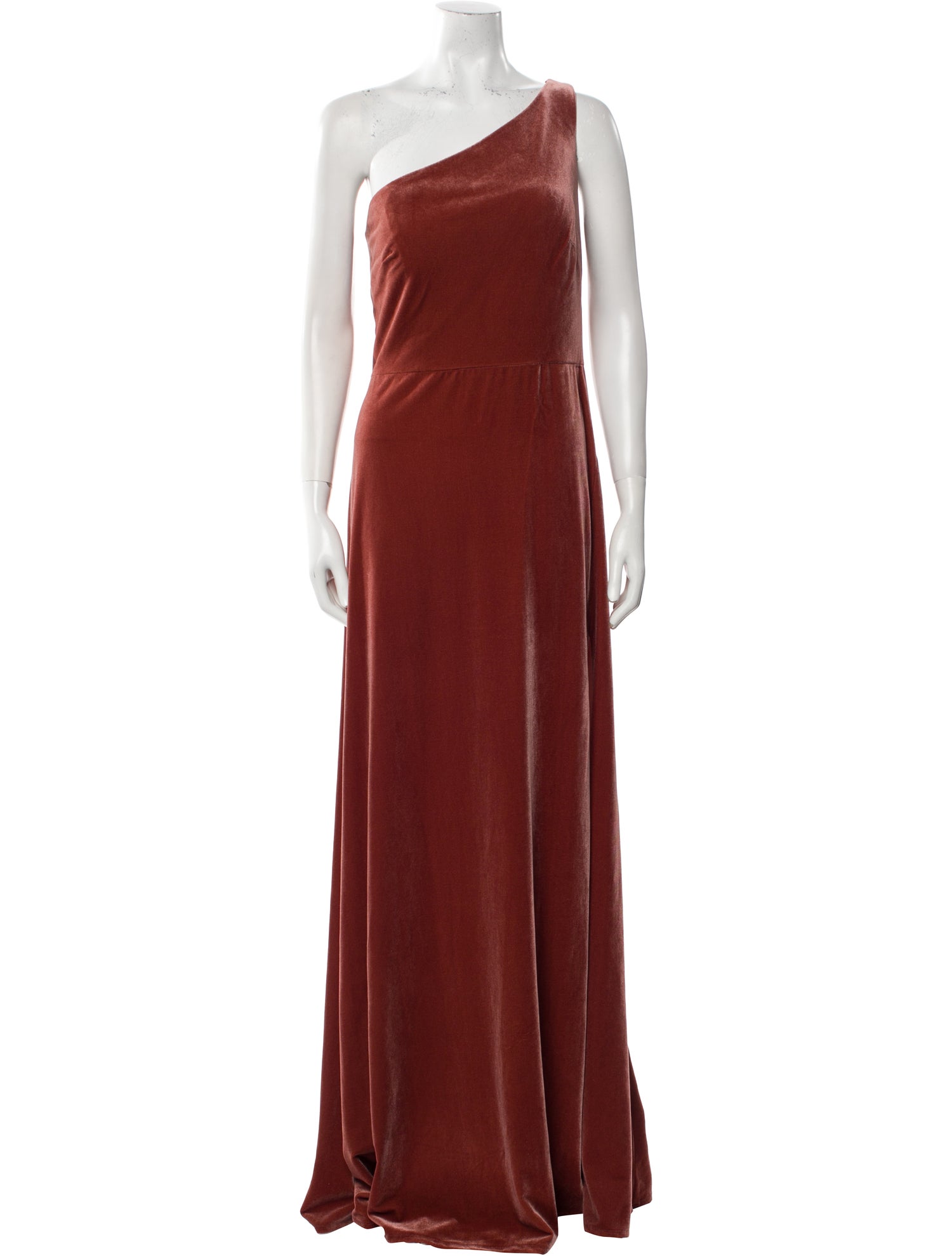 Jenny Yoo One-Shoulder Long Dress
