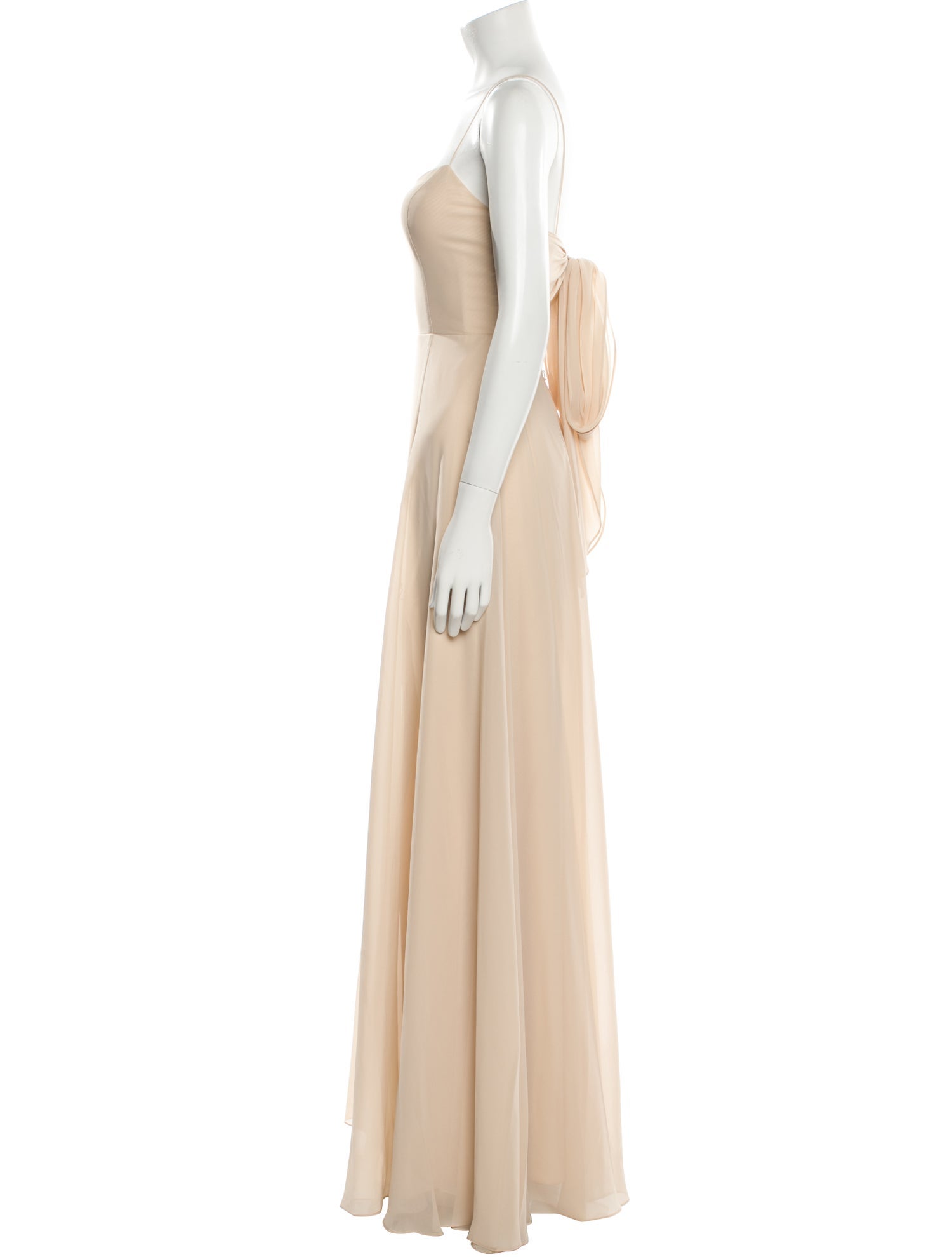 Jenny Yoo Square Neckline Long Dress w/ Tags