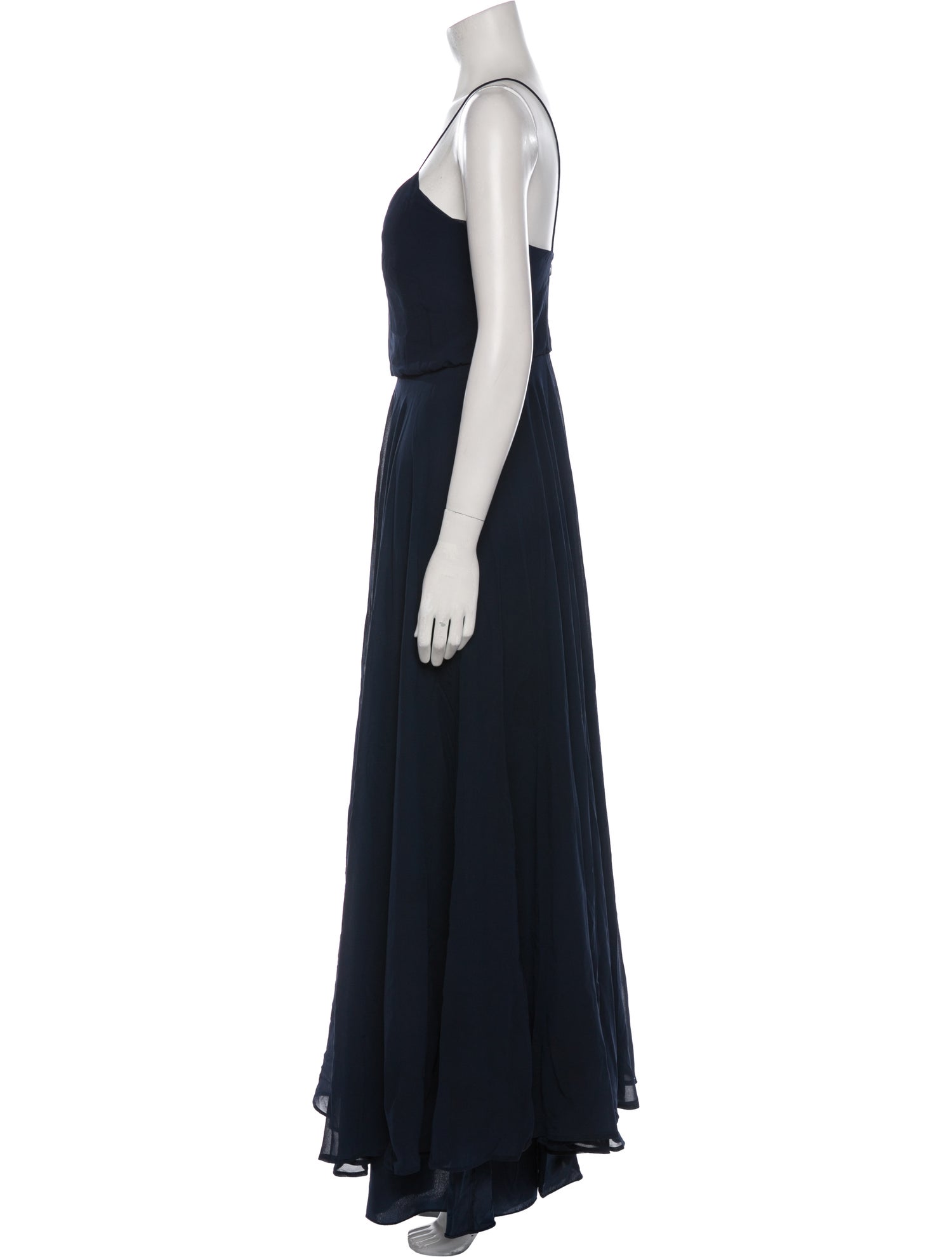 Jenny Yoo V-Neck Long Dress