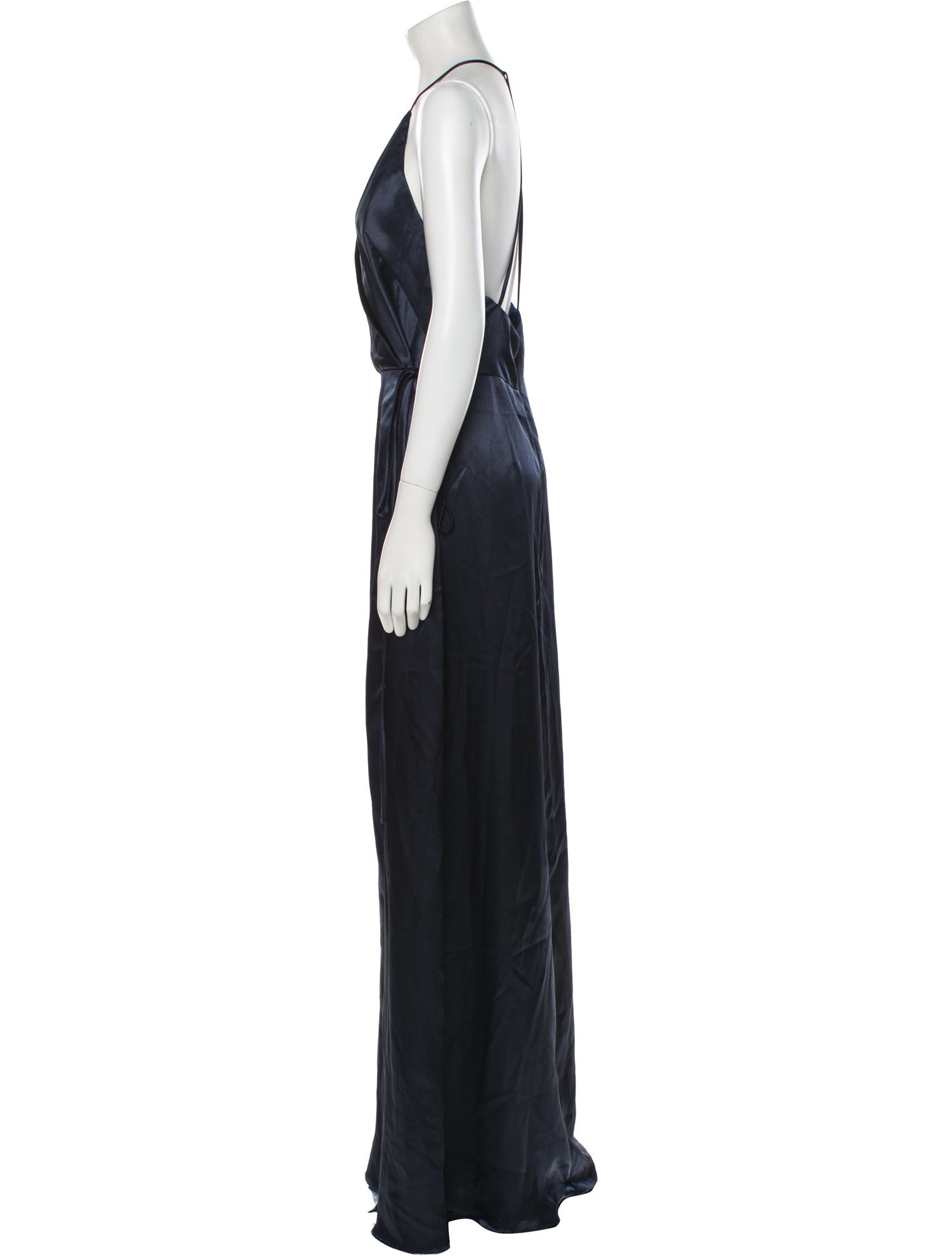Jenny Yoo Halterneck Long Dress