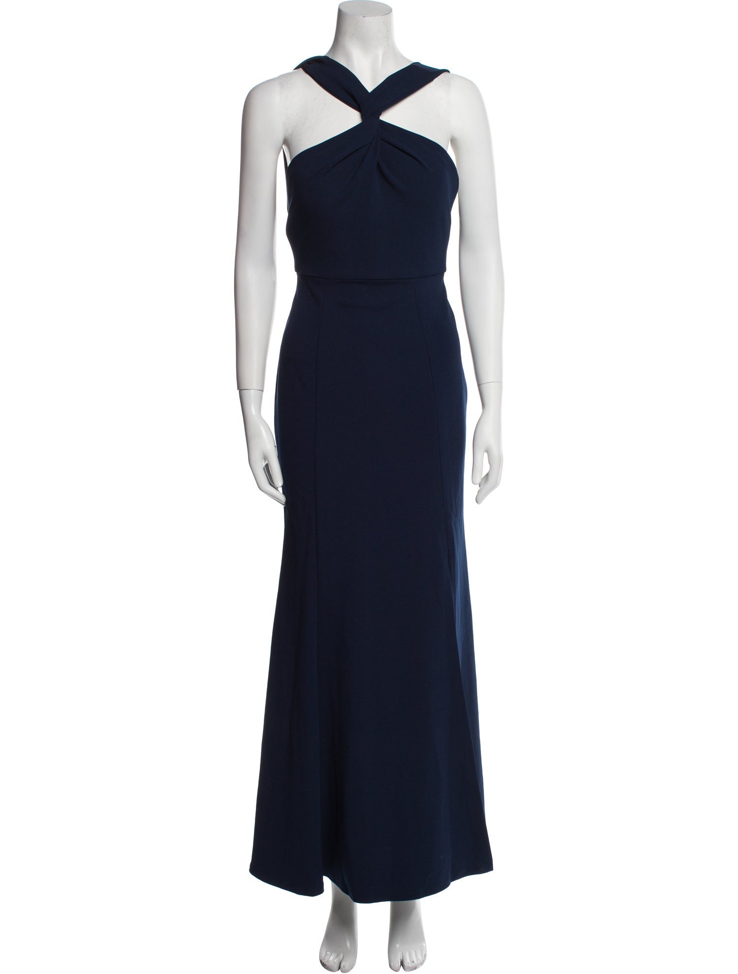 Jenny Yoo Halterneck Long Dress