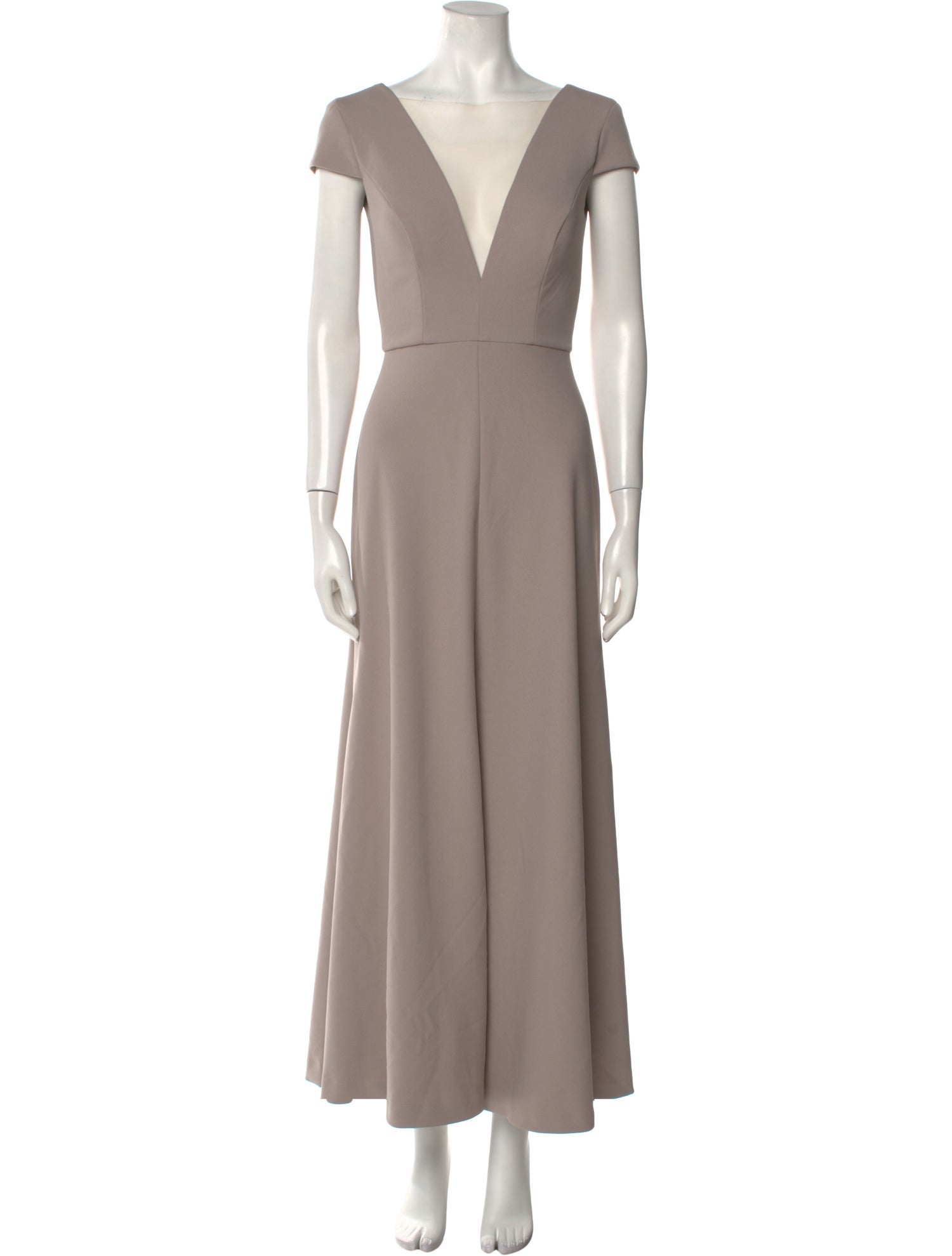 Jenny Yoo V-Neck Long Dress