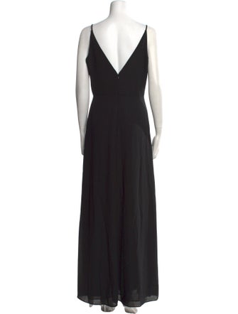 Jenny Yoo V-Neck Long Dress