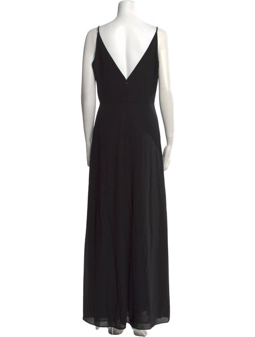 Jenny Yoo V-Neck Long Dress