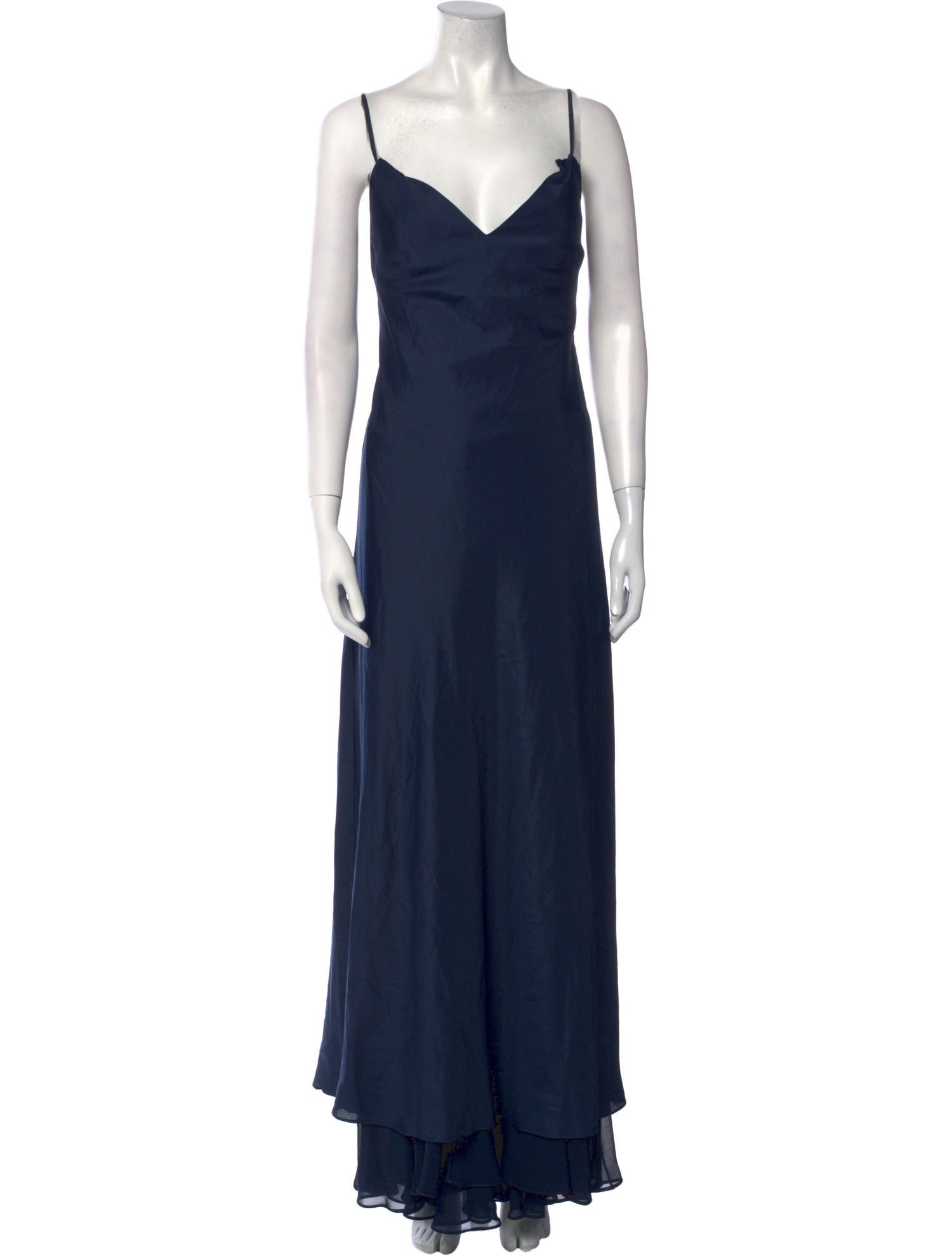 Jenny Yoo V-Neck Long Dress