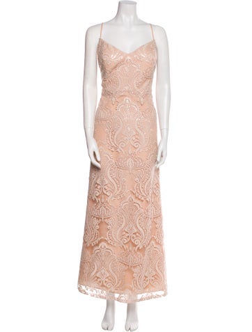 Jenny Yoo Dresses Lace Pattern Long Dress US 18 | 3XL