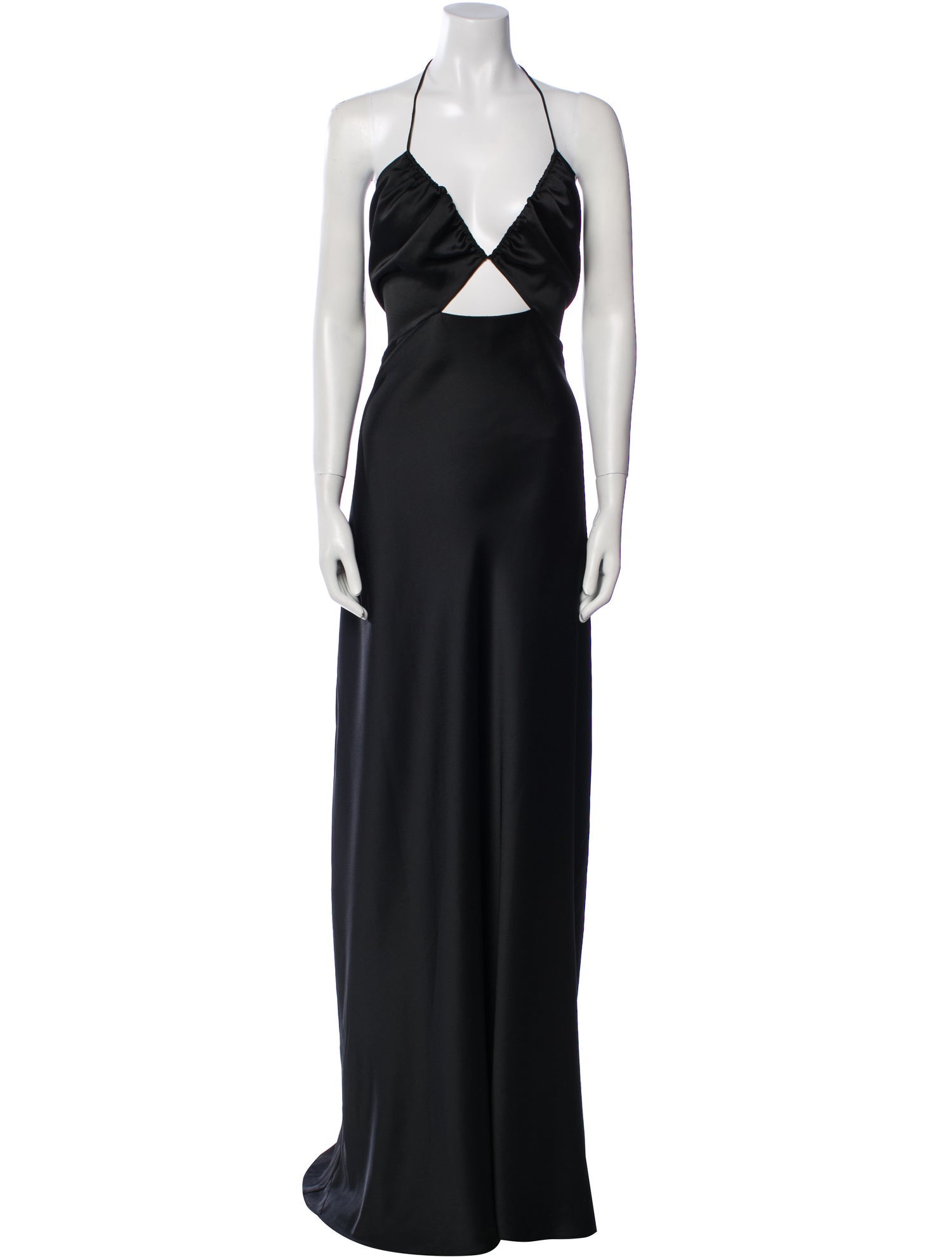 Jenny Yoo Halterneck Long Dress