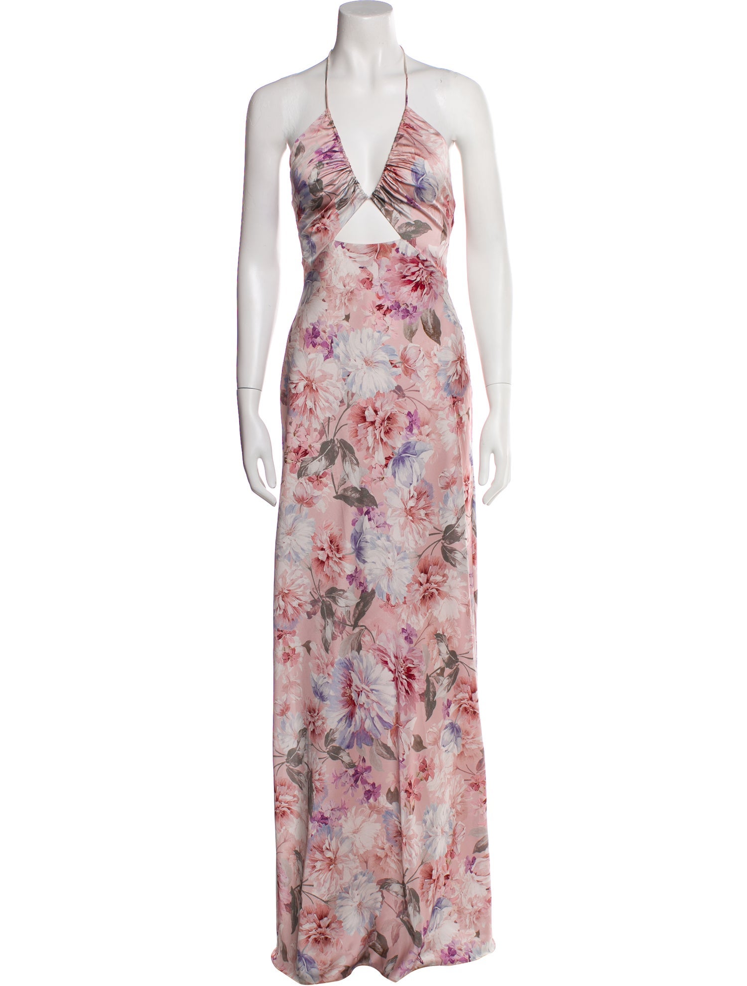 Jenny Yoo Floral Print Long Dress