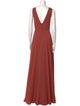 Jenny Yoo V-Neck Long Dress