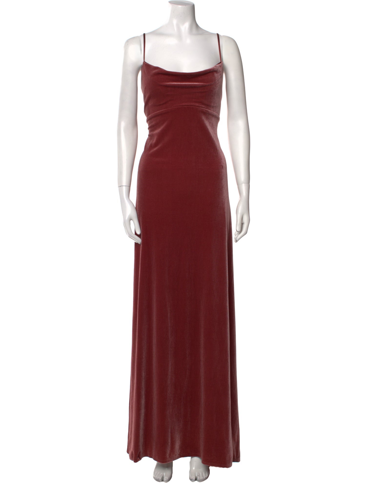 Jenny Yoo Square Neckline Long Dress