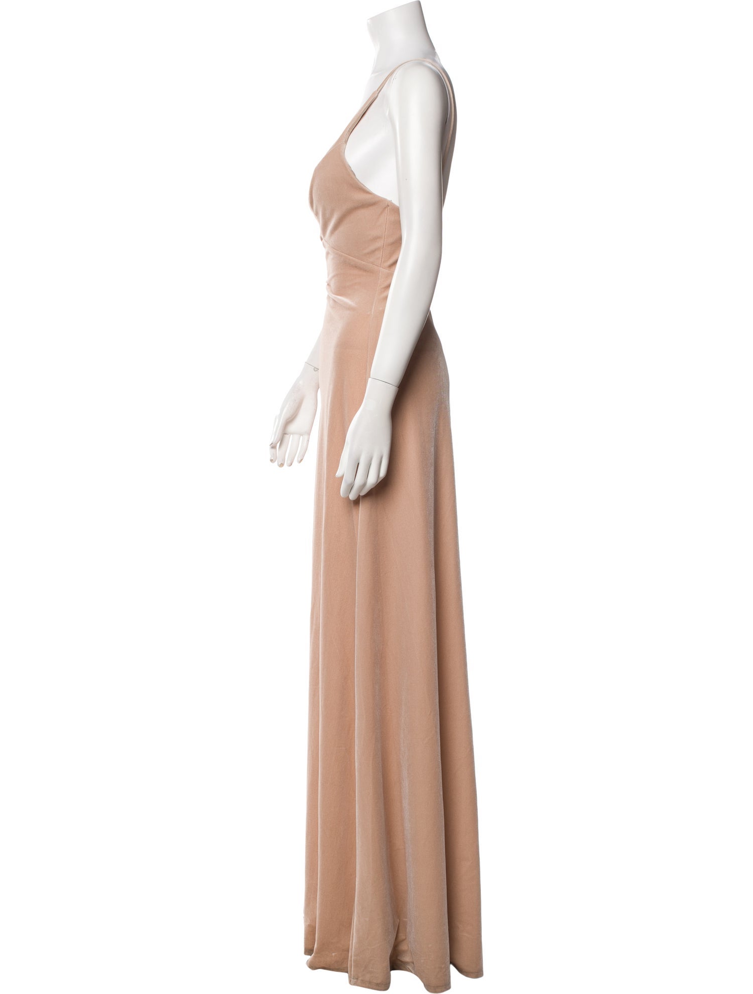 Jenny Yoo V-Neck Long Dress