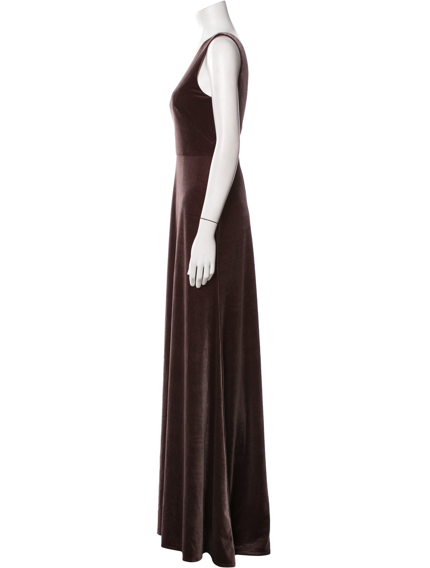 Jenny Yoo Plunge Neckline Long Dress w/ Tags