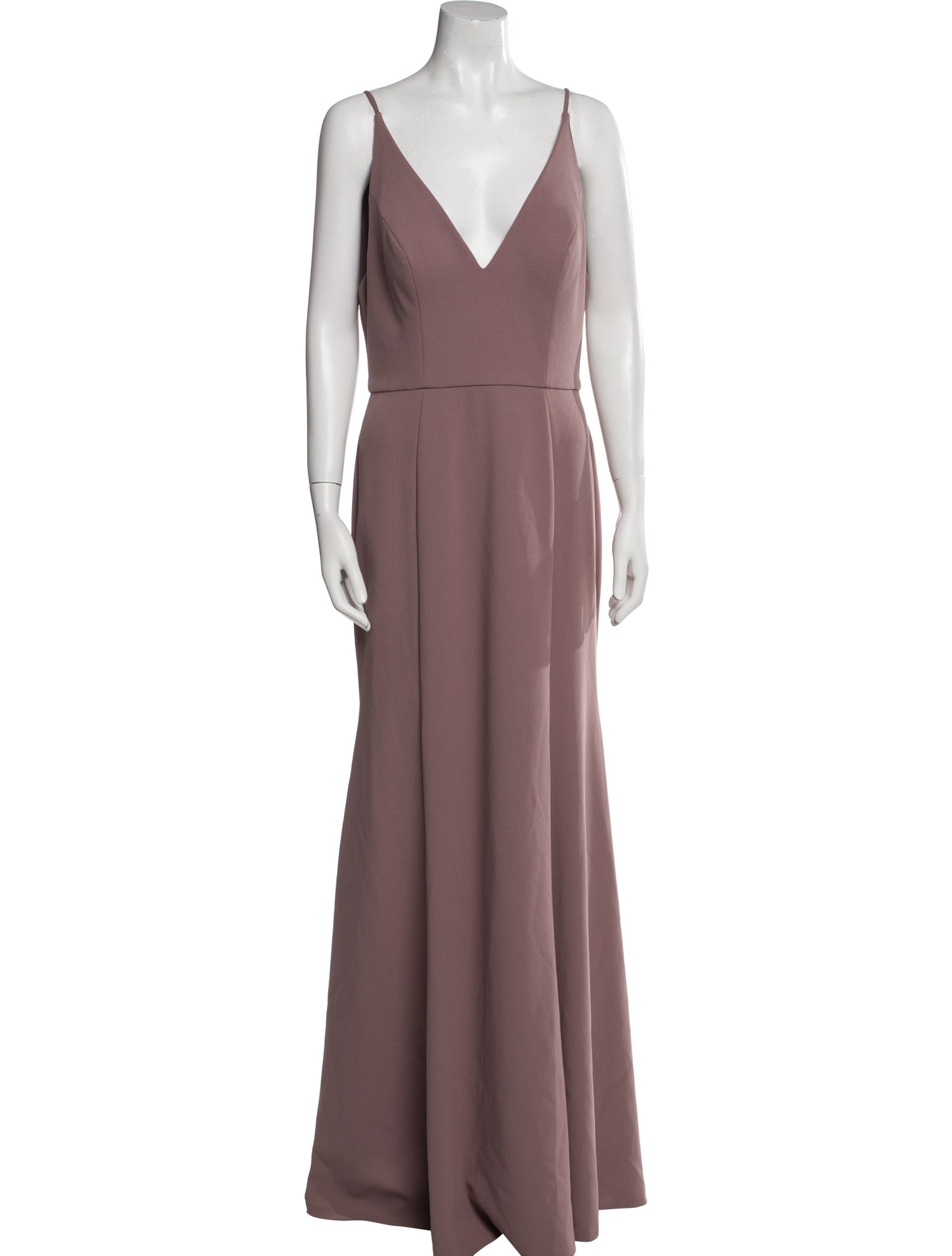 Jenny Yoo V-Neck Long Dress