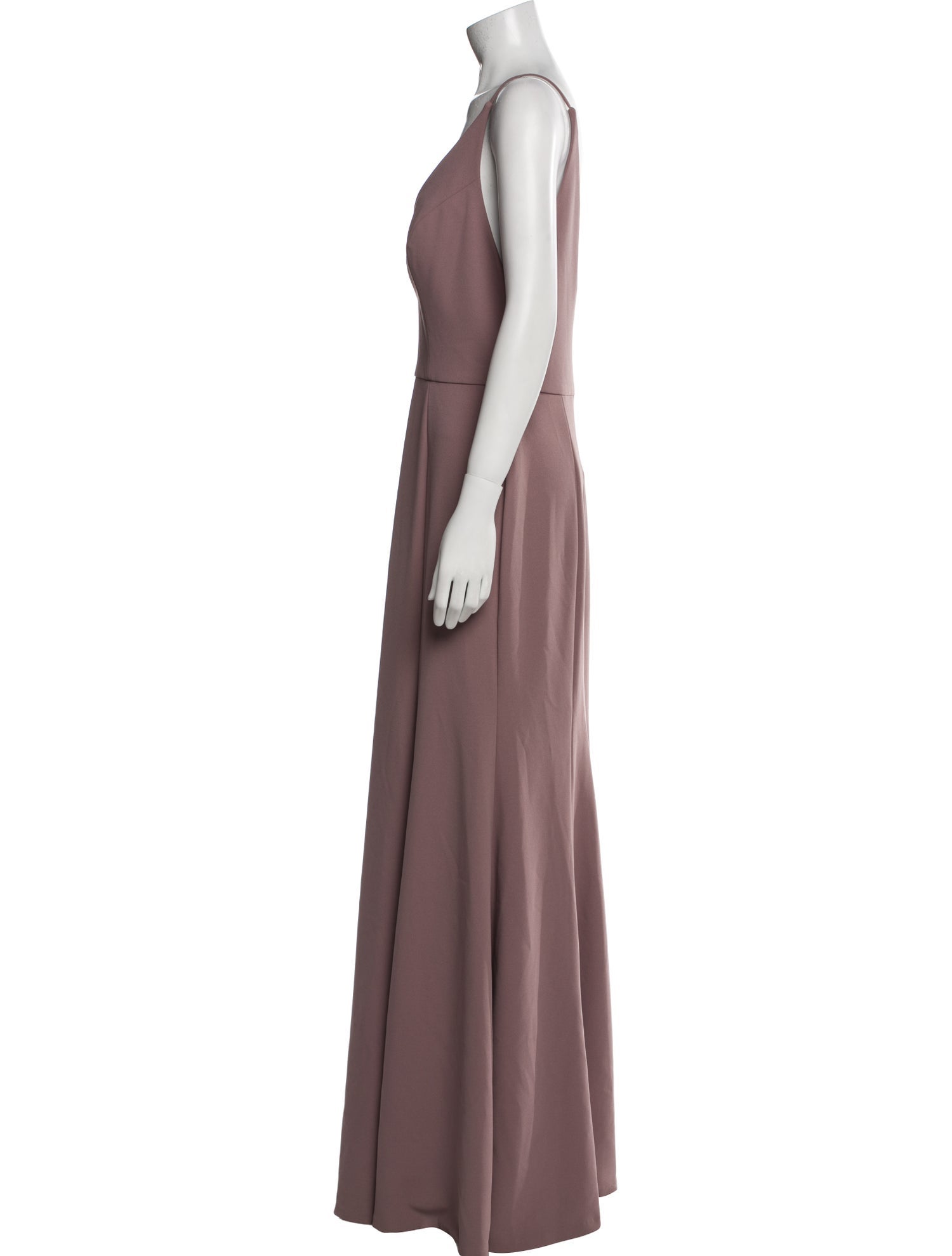 Jenny Yoo V-Neck Long Dress