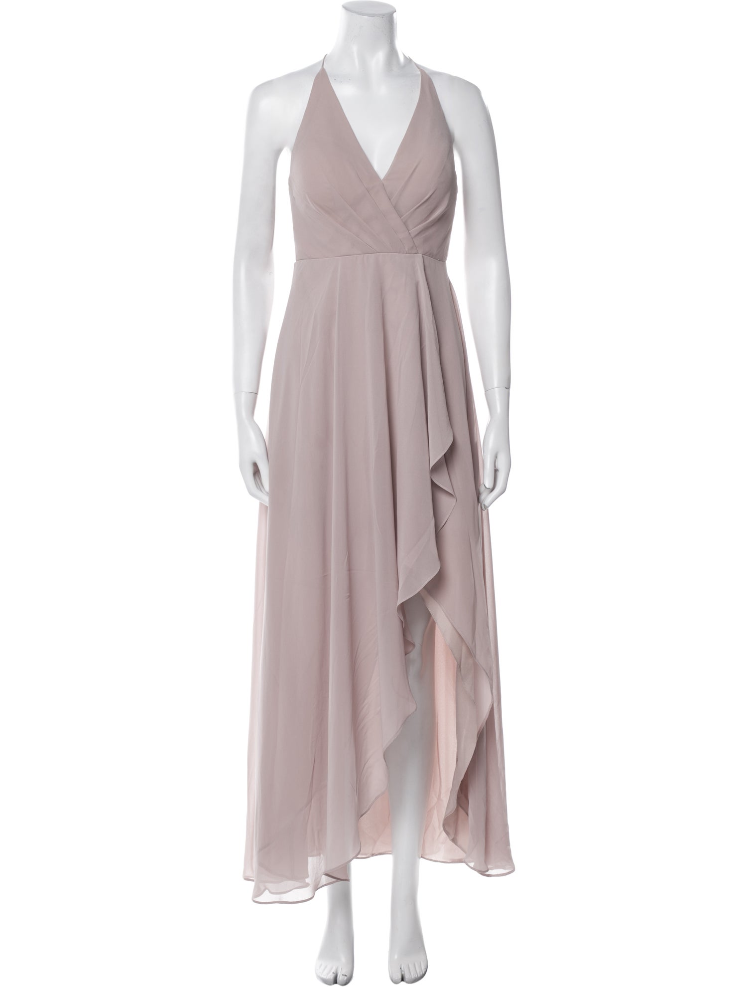 Jenny Yoo V-Neck Long Dress