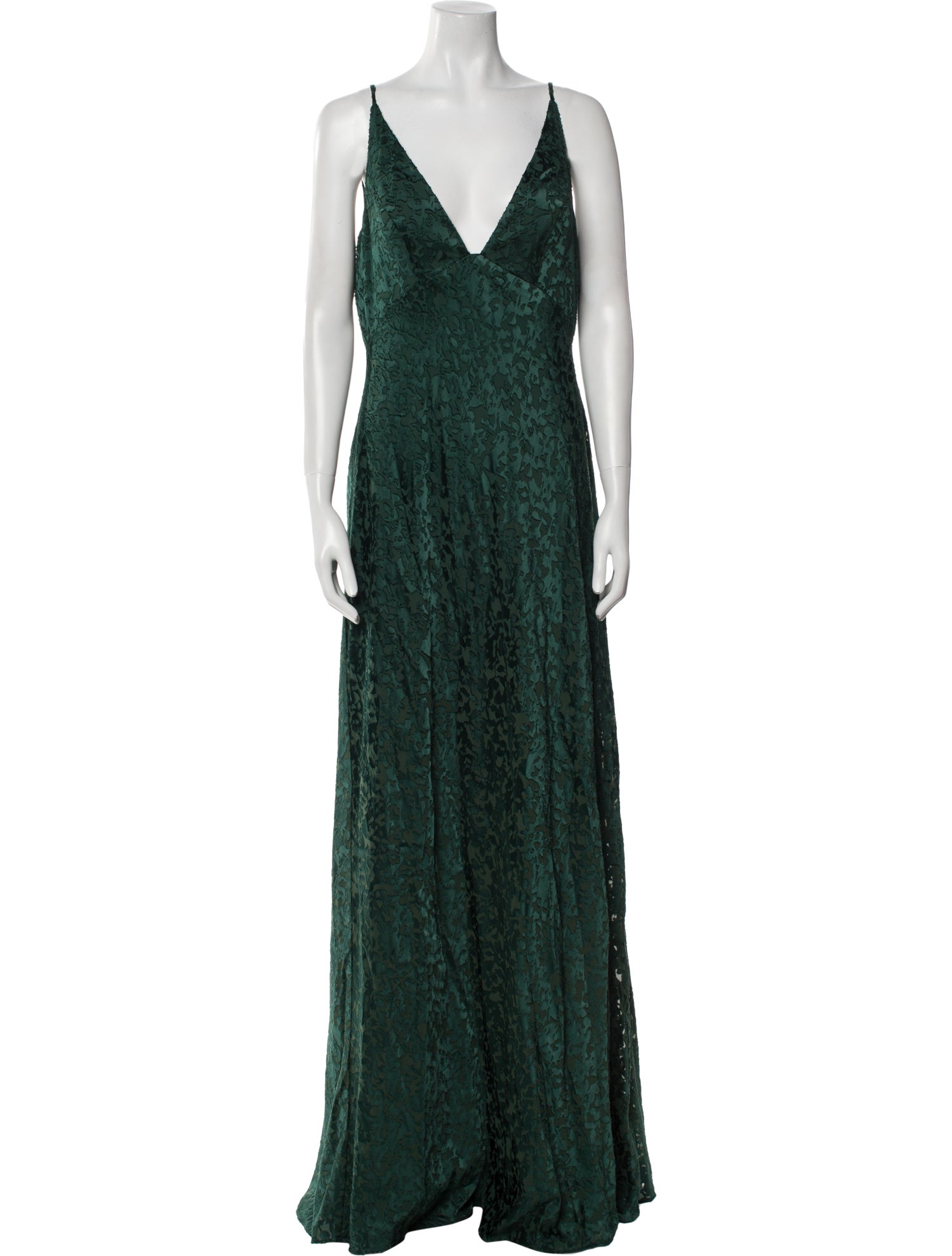 Jenny Yoo V-Neck Long Dress