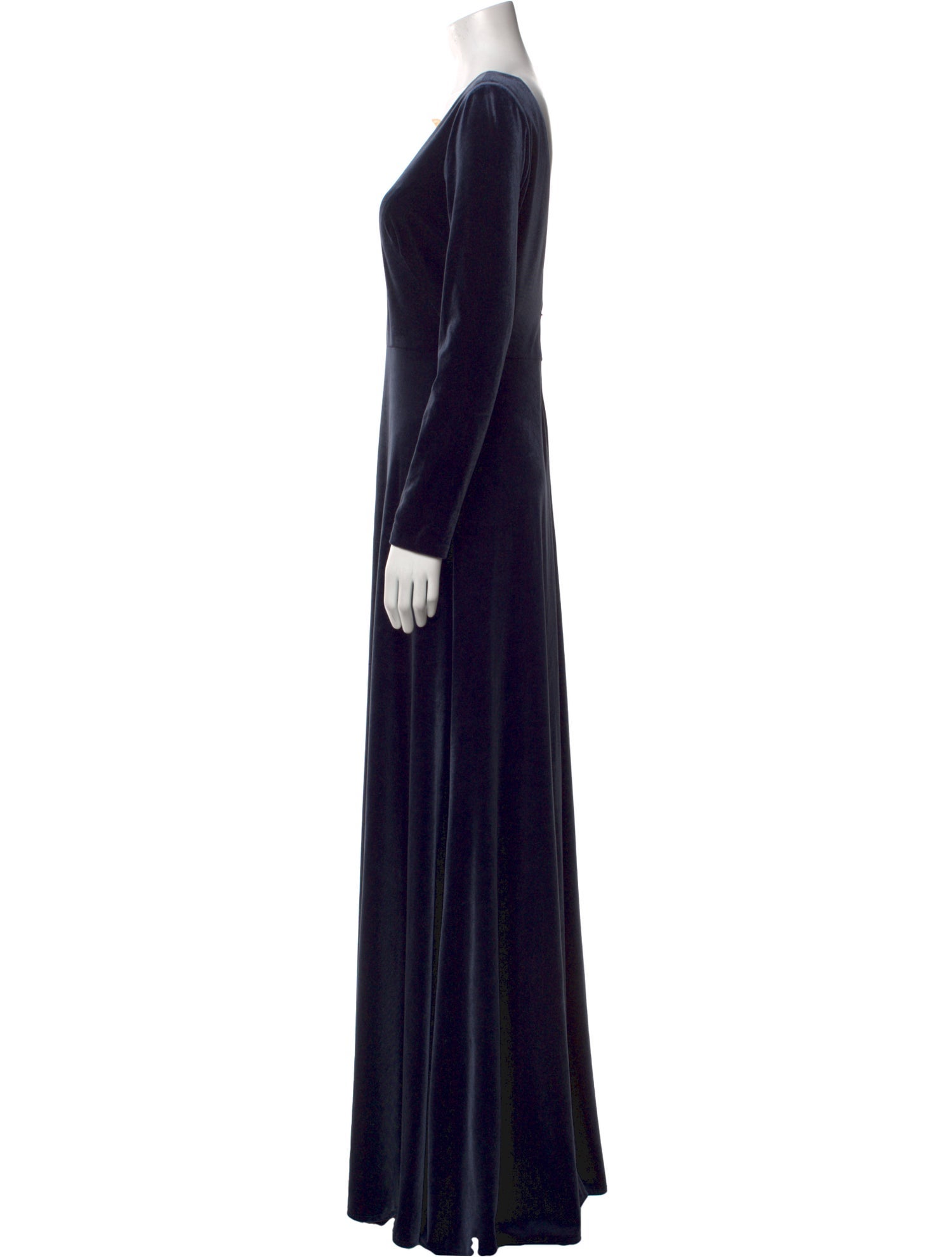 Jenny Yoo Velvet Long Dress