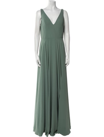 Jenny Yoo Dresses V-Neck Long Dress US 10 | L