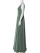 Jenny Yoo V-Neck Long Dress