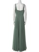Jenny Yoo V-Neck Long Dress