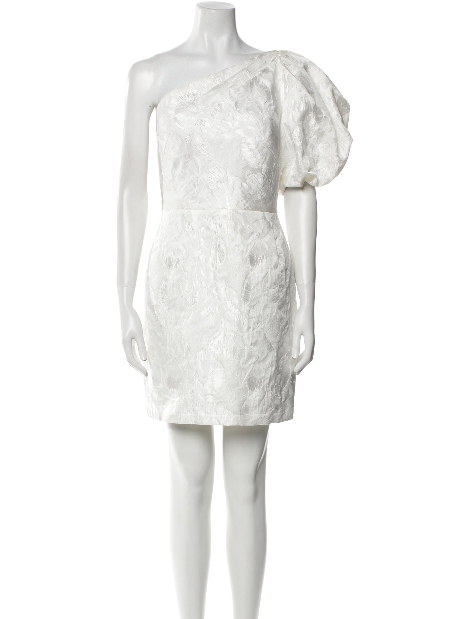 Jenny Yoo One-Shoulder Mini Dress