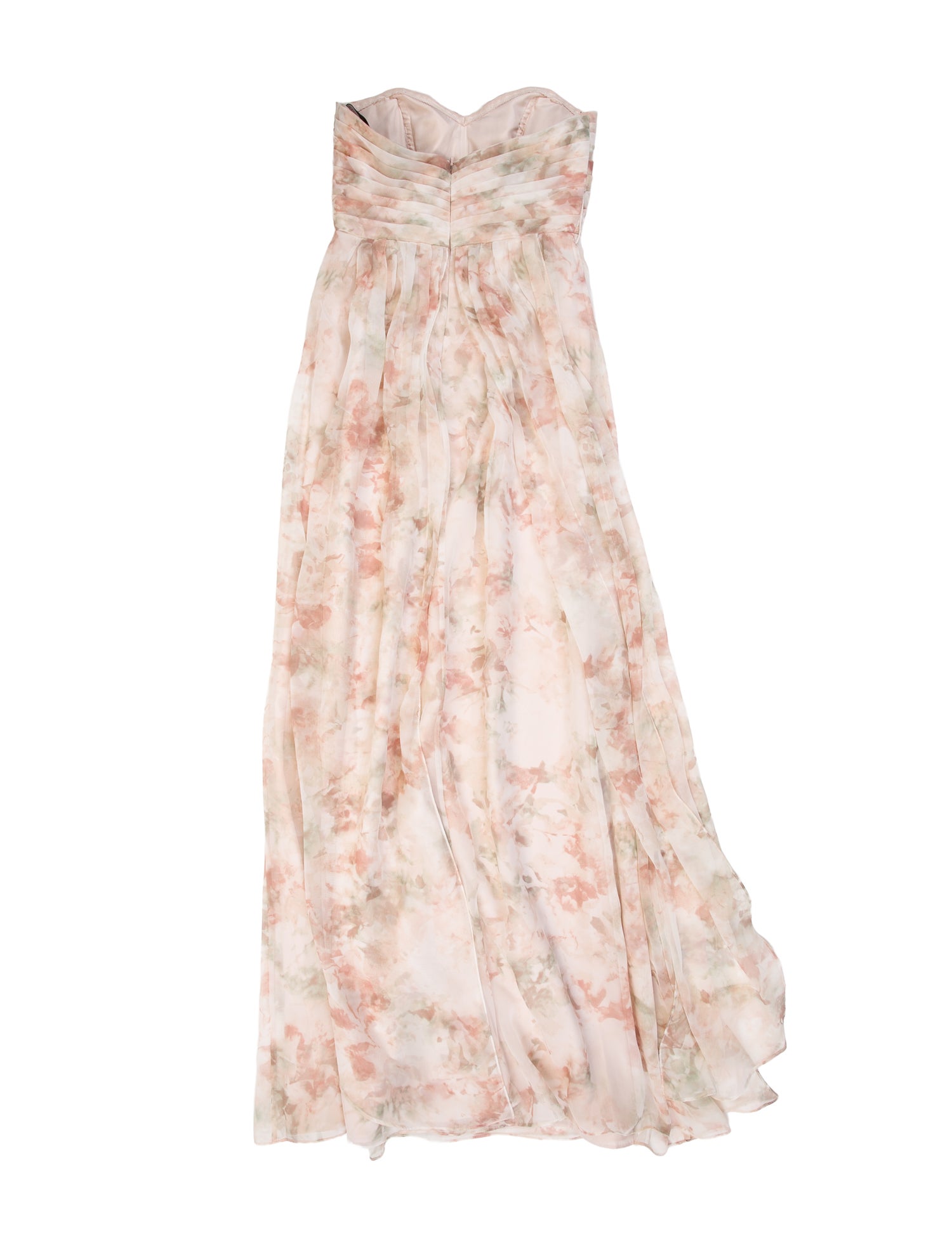 Jenny Yoo Tie-Dye Print Long Dress