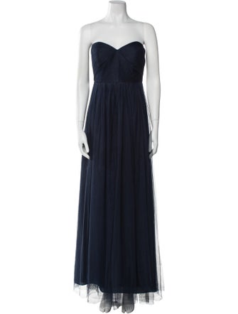 Jenny Yoo Strapless Long Dress