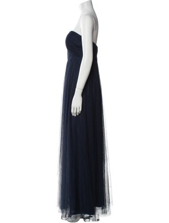 Jenny Yoo Strapless Long Dress