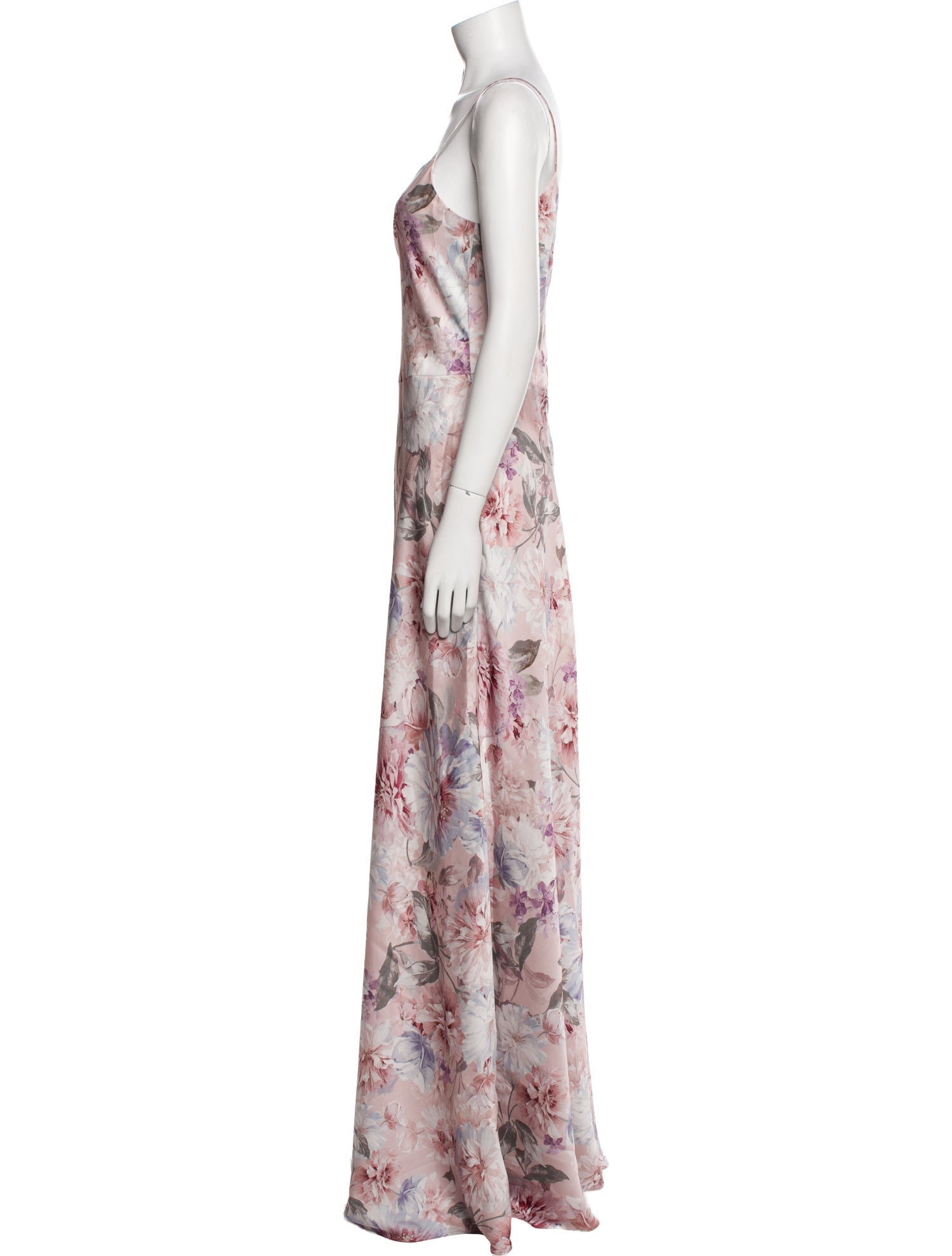 Jenny Yoo Floral Print Long Dress w/ Tags