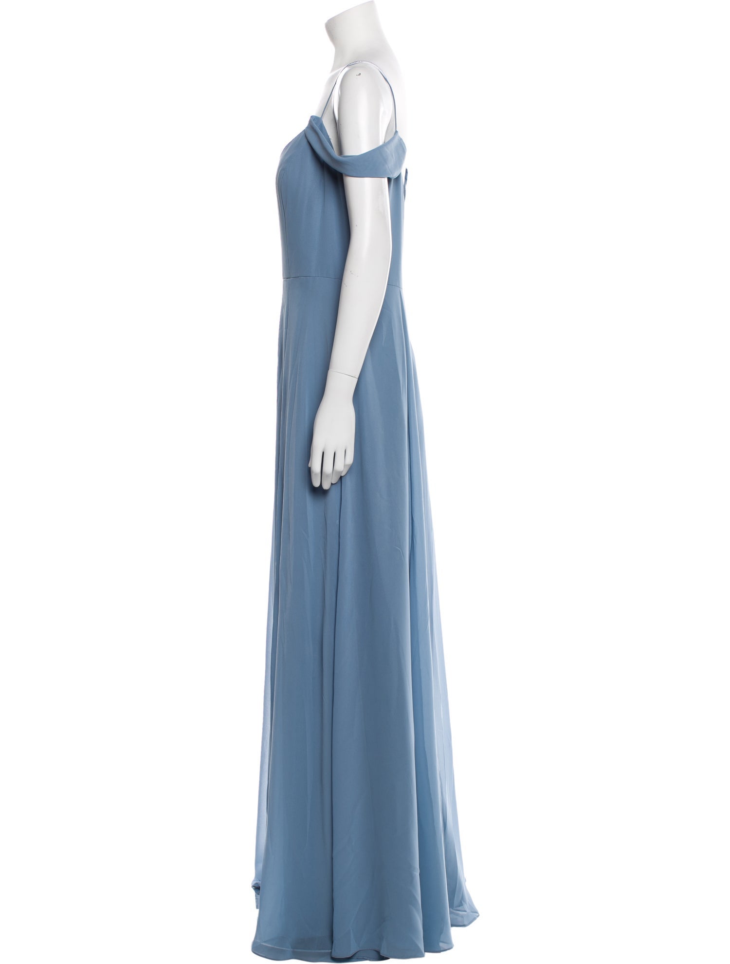 Jenny Yoo V-Neck Long Dress