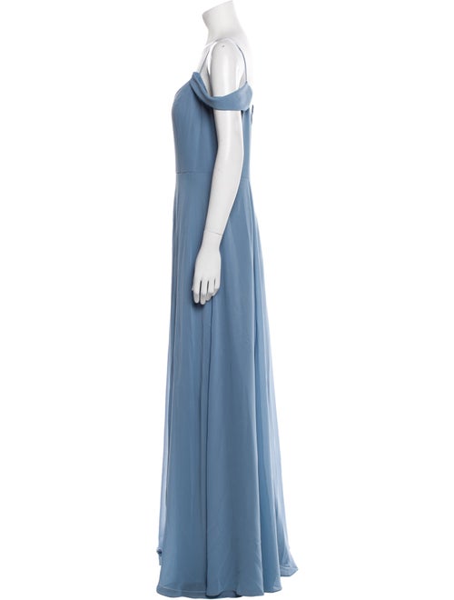 Jenny Yoo V-Neck Long Dress