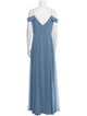 Jenny Yoo V-Neck Long Dress