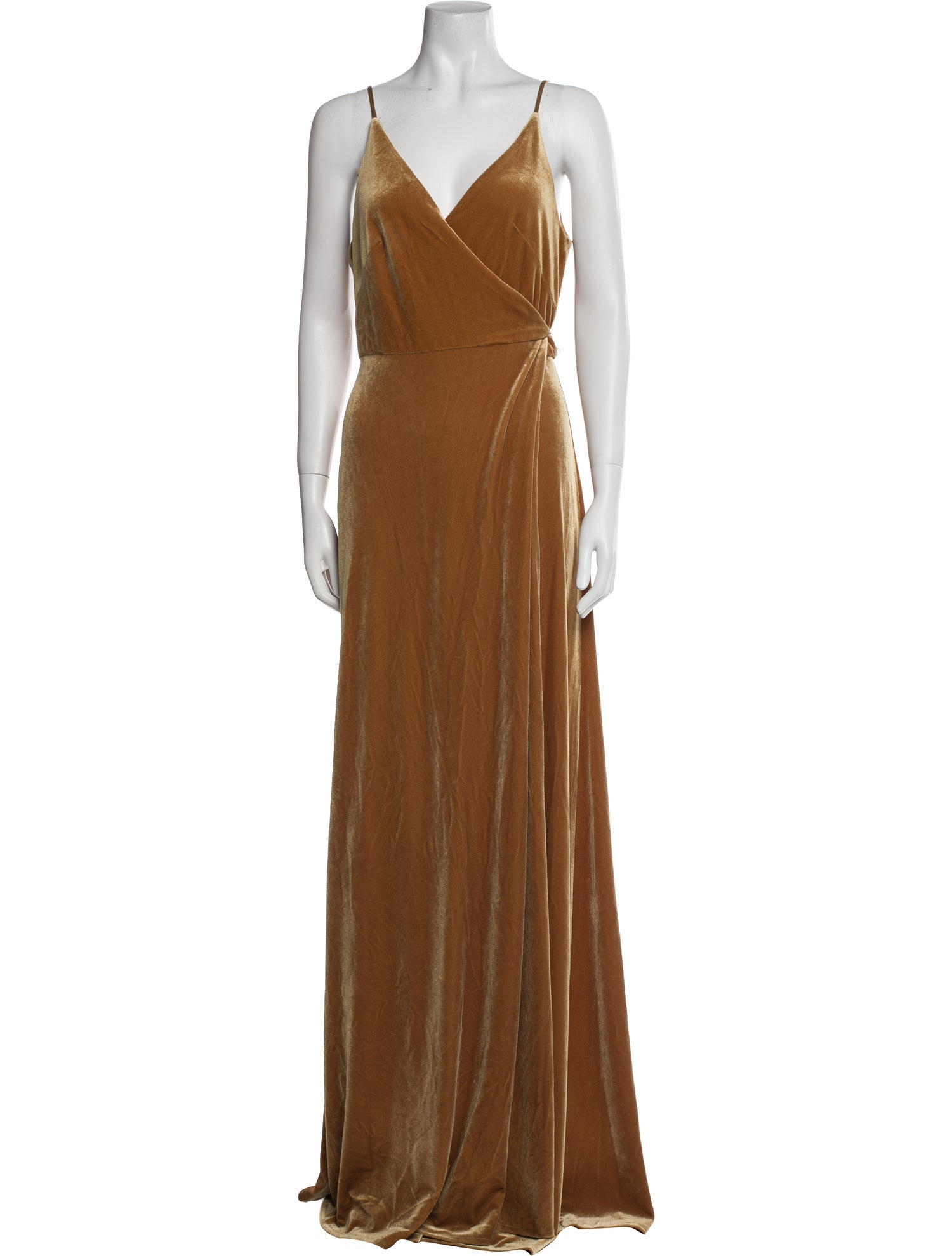 Jenny Yoo V-Neck Long Dress