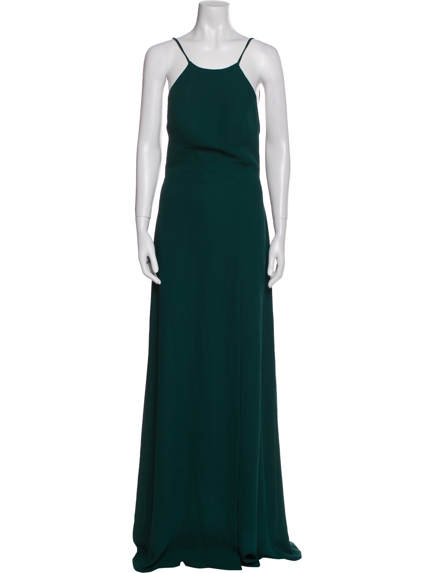 Jenny Yoo Scoop Neck Long Dress