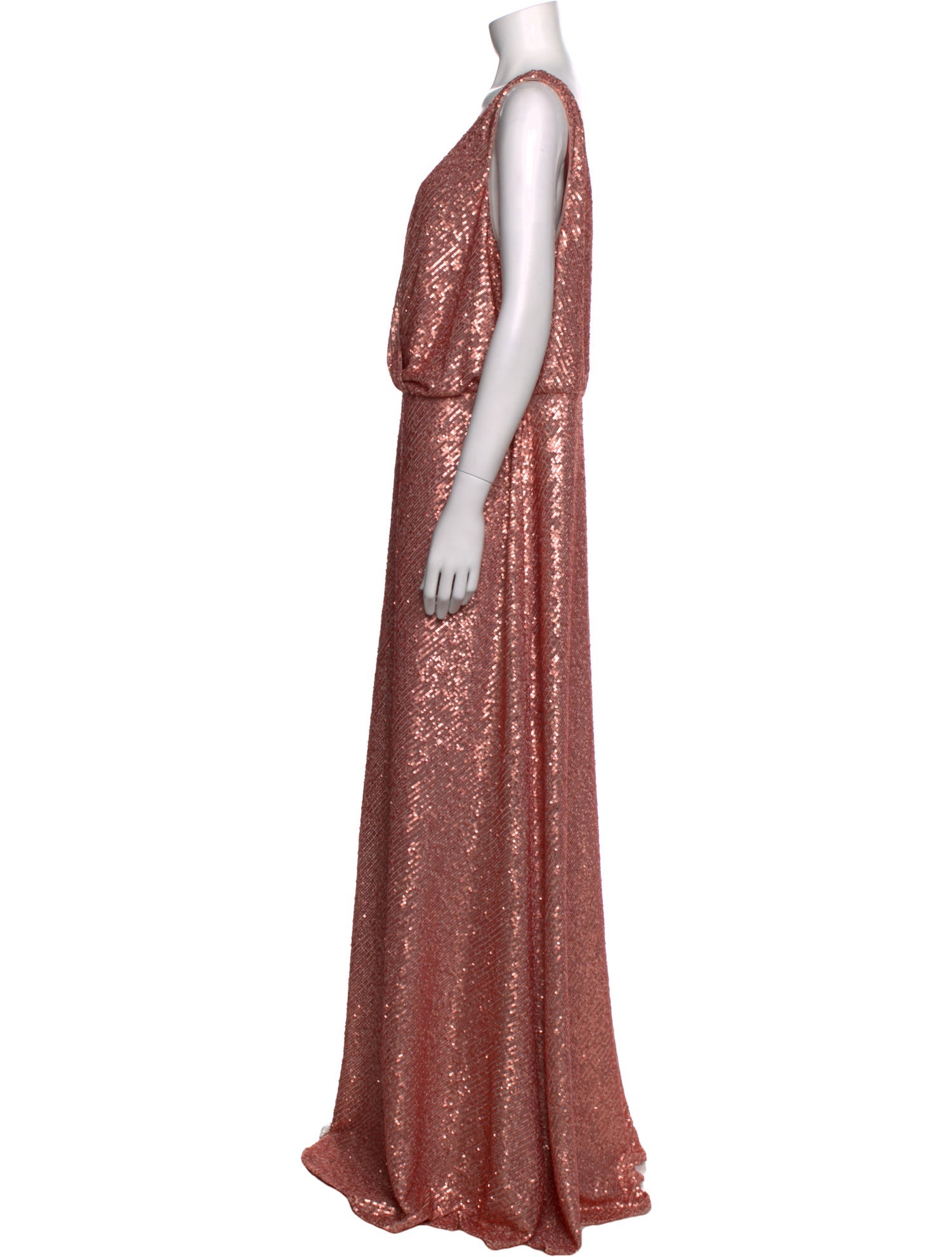 Jenny Yoo V-Neck Long Dress