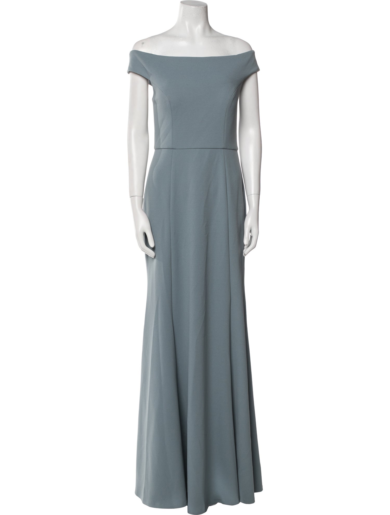 Jenny Yoo Bateau Neckline Long Dress