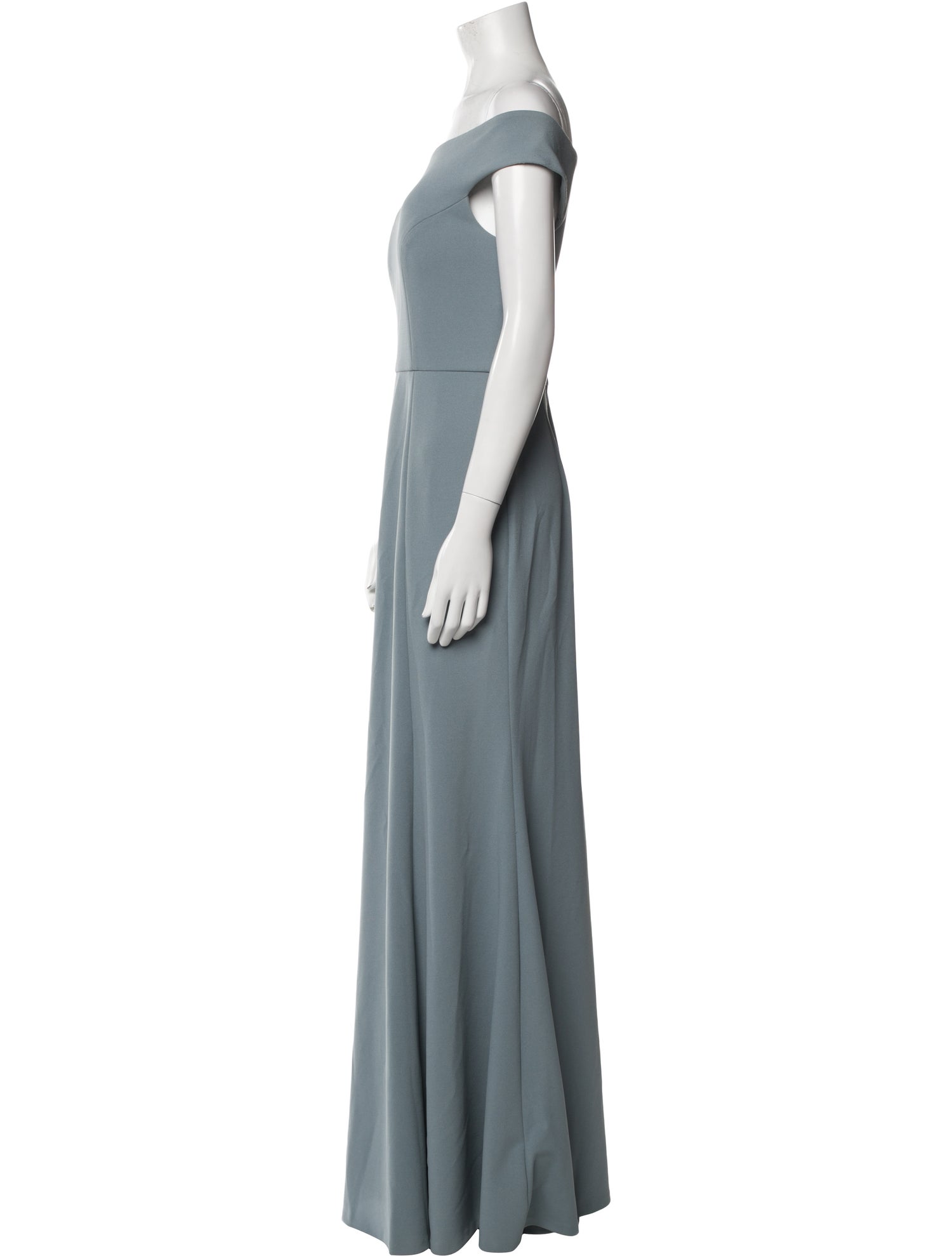 Jenny Yoo Bateau Neckline Long Dress