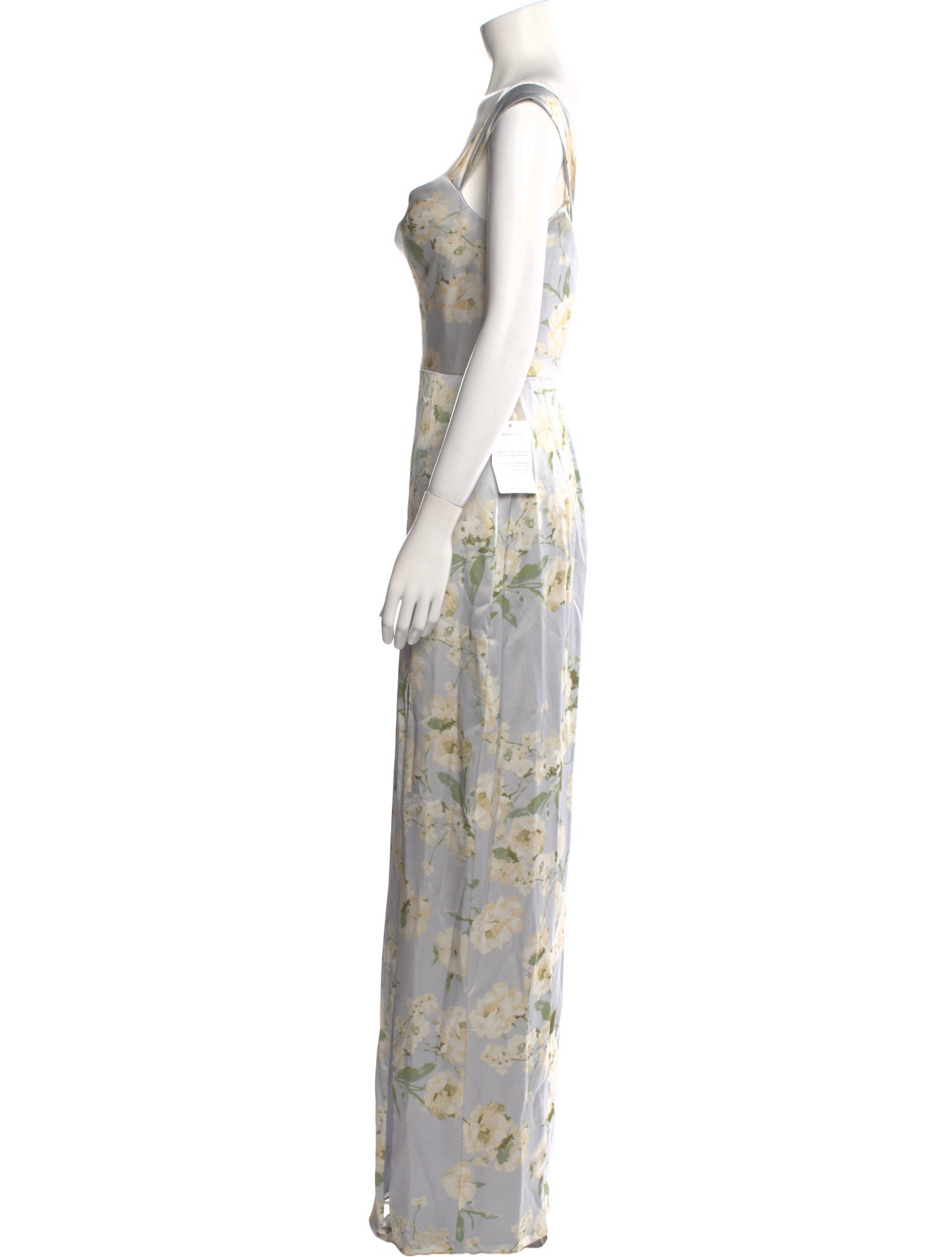 Jenny Yoo Floral Print Long Dress