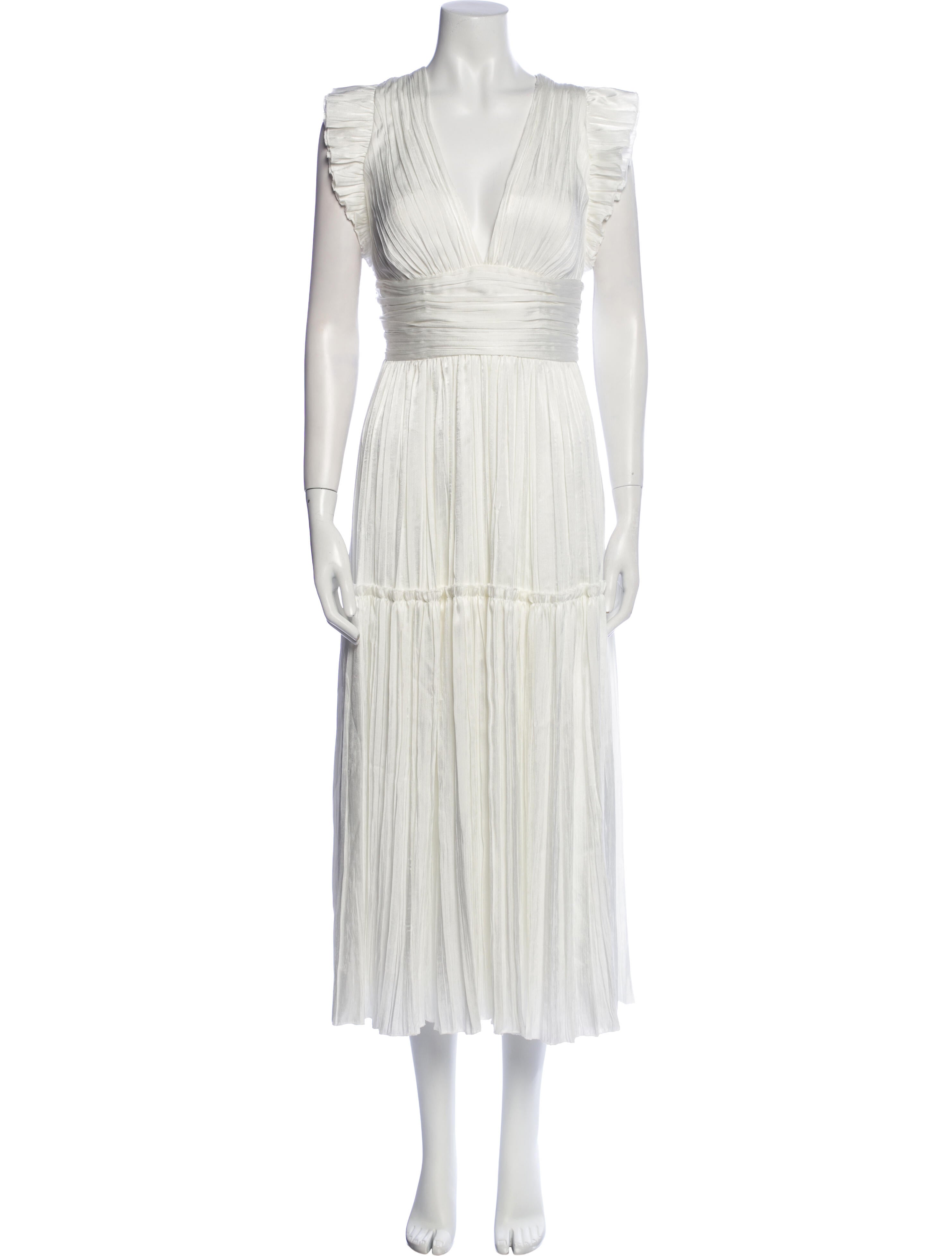 Jenny Yoo V-Neck Long Dress