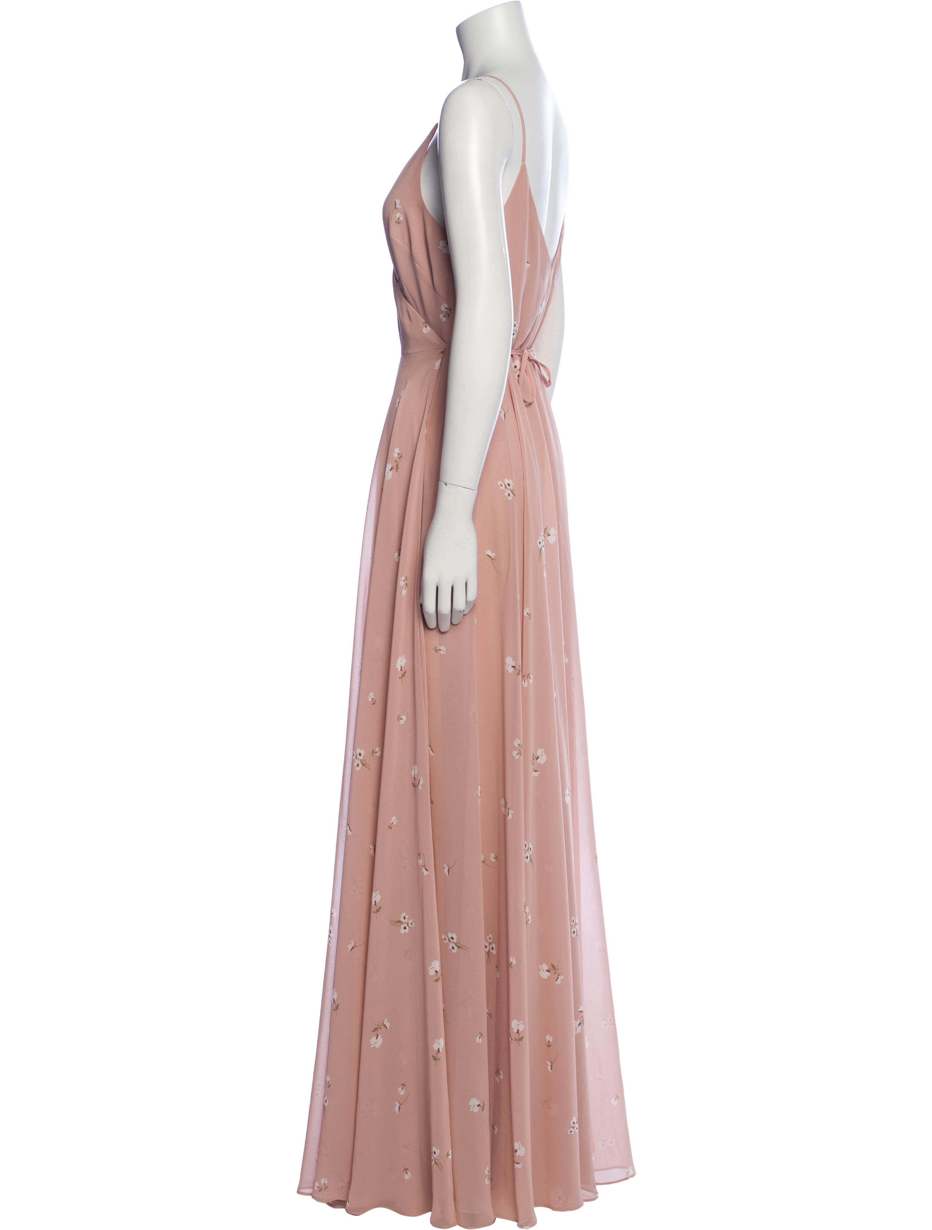Jenny Yoo V-Neck Long Dress