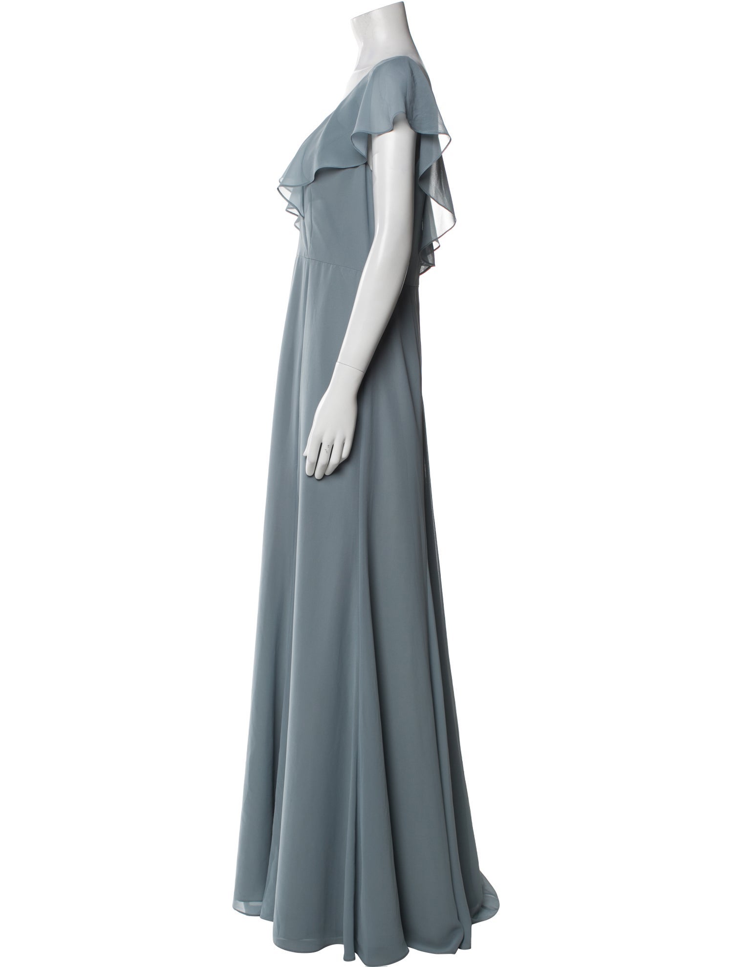 Jenny Yoo V-Neck Long Dress w/ Tags