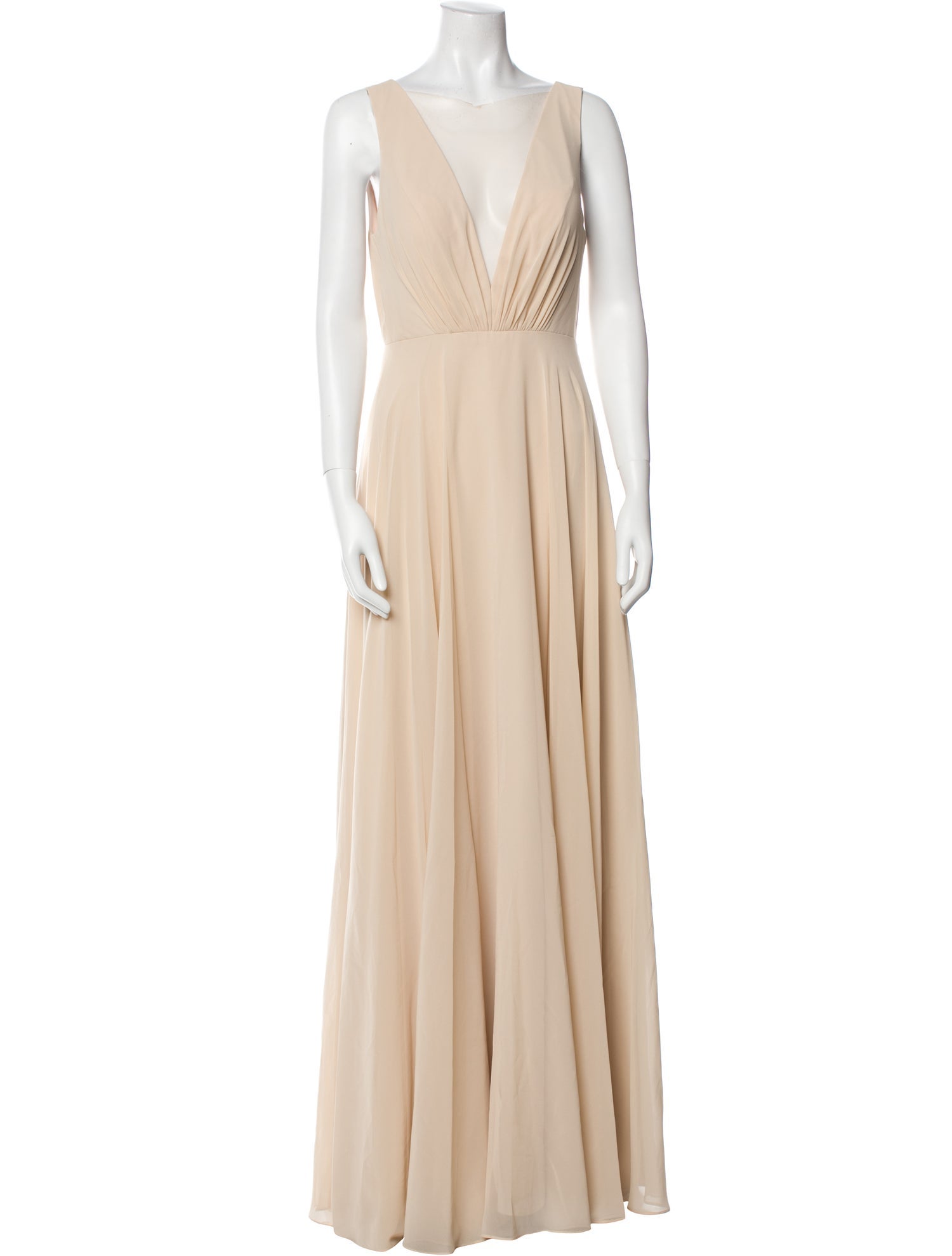 Jenny Yoo V-Neck Long Dress w/ Tags