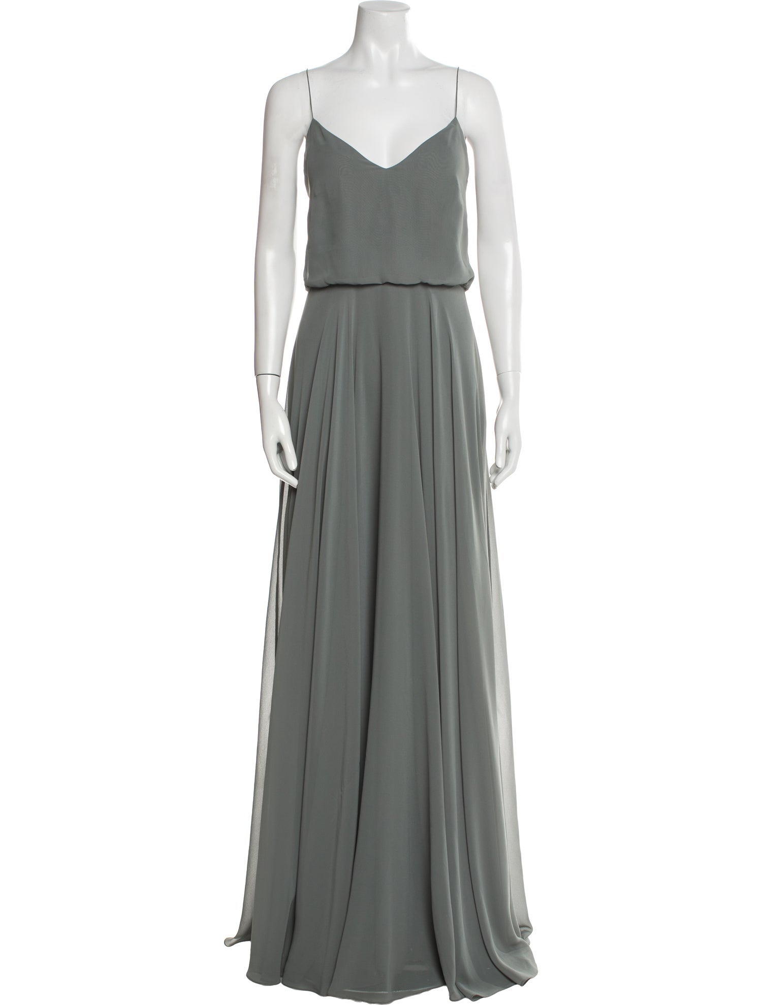 Jenny Yoo V-Neck Long Dress w/ Tags