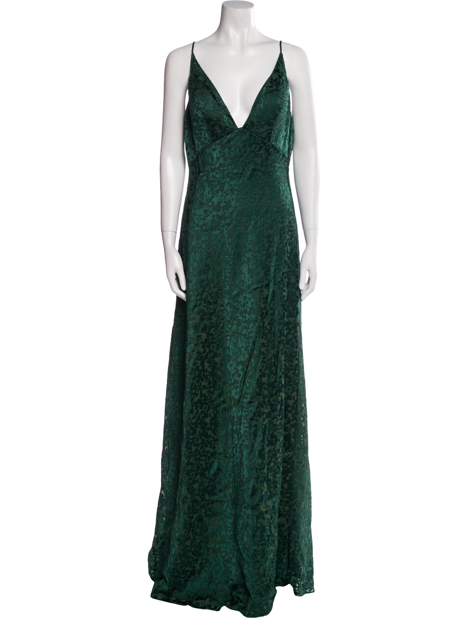 Jenny Yoo Plunge Neckline Long Dress w/ Tags