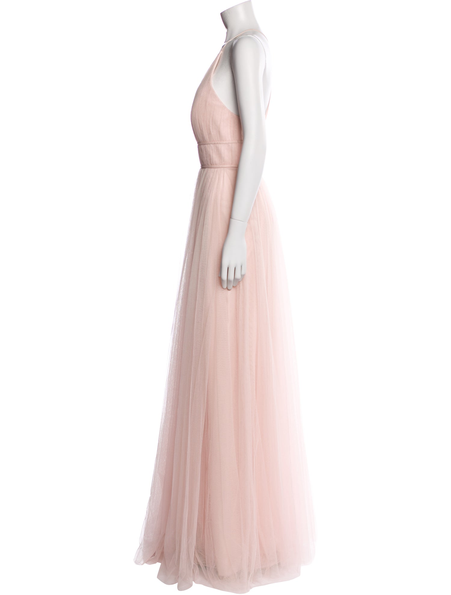 Jenny Yoo Halterneck Long Dress w/ Tags