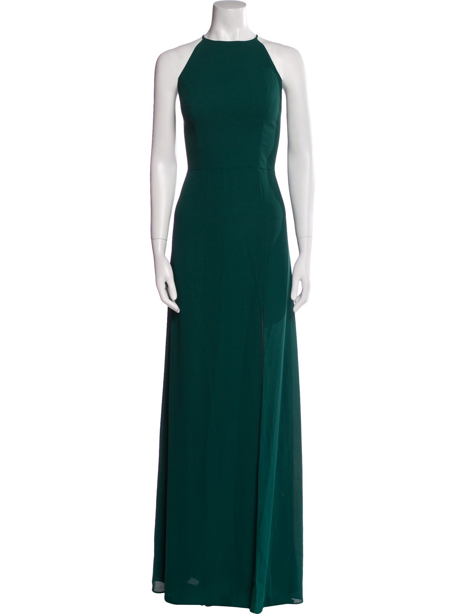 Jenny Yoo Halterneck Long Dress