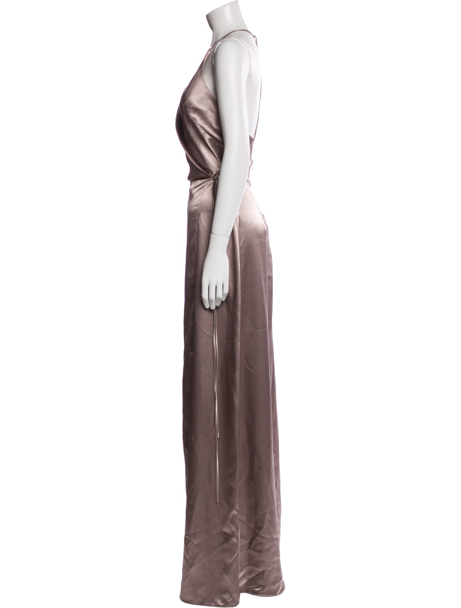 Jenny Yoo Halterneck Long Dress
