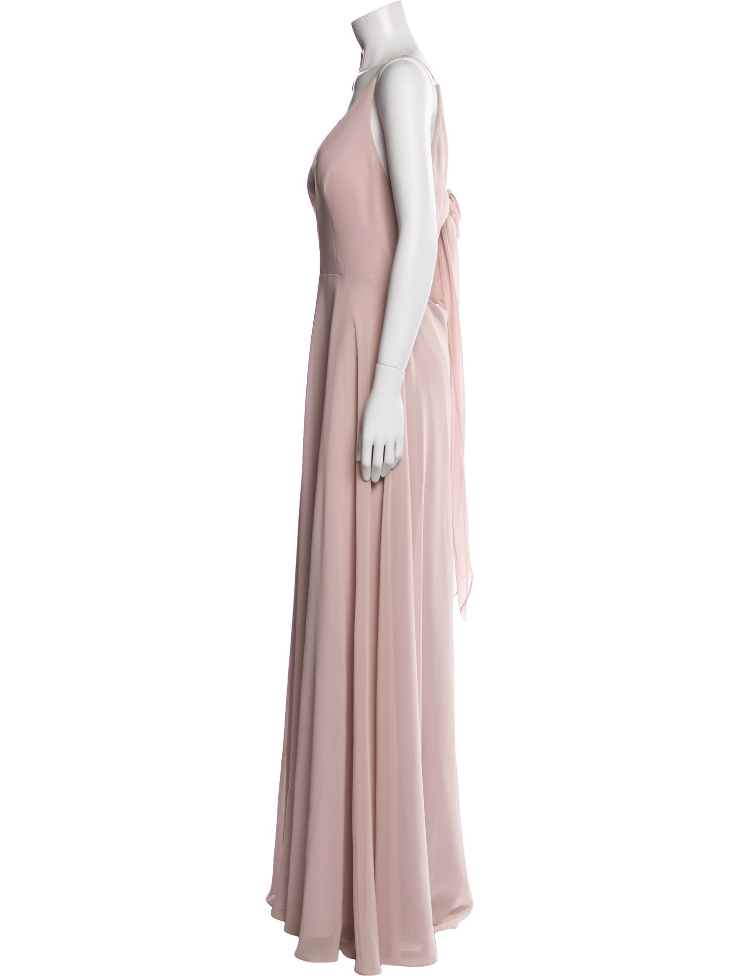 Jenny Yoo V-Neck Long Dress